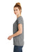 New Era LNEA130 Womens Performance Moisture Wicking Short Sleeve Crewneck T-Shirt Shadow Grey Side