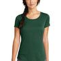 New Era Womens Series Performance Jersey Moisture Wicking Short Sleeve Crewneck T-Shirt - Dark Green - Closeout