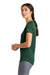 New Era LNEA200 Womens Series Performance Jersey Moisture Wicking Short Sleeve Crewneck T-Shirt Forest Green Side