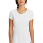 New Era Womens Series Performance Jersey Moisture Wicking Short Sleeve Crewneck T-Shirt - White