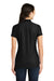 New Era LNEA300 Womens Venue Home Plate Moisture Wicking Short Sleeve Polo Shirt Black Back