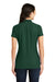 New Era LNEA300 Womens Venue Home Plate Moisture Wicking Short Sleeve Polo Shirt Forest Green Back