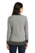 New Era LNEA503 Womens Sueded French Terry Full Zip Jacket Light Graphite Grey Twist/Graphite Grey Back