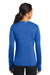 Ogio LOE321 Womens Endurance Pulse Jersey Moisture Wicking Long Sleeve Crewneck T-Shirt Electric Blue Back