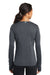Ogio LOE321 Womens Endurance Pulse Jersey Moisture Wicking Long Sleeve Crewneck T-Shirt Gear Grey Back