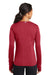 Ogio LOE321 Womens Endurance Pulse Jersey Moisture Wicking Long Sleeve Crewneck T-Shirt Red Back