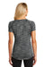 Ogio LOE326 Womens Endurance Verge Jersey Moisture Wicking Short Sleeve Scoop Neck T-Shirt Black Space Dye Back