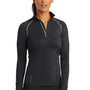 Ogio Womens Endurance Nexus Moisture Wicking 1/4 Zip Sweatshirt - Blacktop