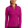Ogio Womens Endurance Nexus Moisture Wicking 1/4 Zip Sweatshirt - Flush Pink