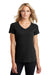 Ogio LOE337 Womens Endurance Peak Jersey Moisture Wicking Short Sleeve V-Neck T-Shirt Black Front