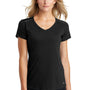Ogio Womens Endurance Peak Jersey Moisture Wicking Short Sleeve V-Neck T-Shirt - Blacktop