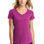 Ogio Womens Endurance Peak Jersey Moisture Wicking Short Sleeve V-Neck T-Shirt - Impact Purple