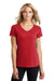 Ogio LOE337 Womens Endurance Peak Jersey Moisture Wicking Short Sleeve V-Neck T-Shirt Red Front