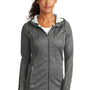 Ogio Womens Endurance Pursuit Full Zip Hooded Sweatshirt Hoodie - Diesel Grey - Closeout