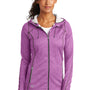 Ogio Womens Endurance Pursuit Full Zip Hooded Sweatshirt Hoodie - Impact Purple - Closeout