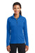 Ogio LOE551 Womens Endurance Radius Moisture Wicking Full Zip Sweatshirt Electric Blue Front