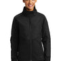 Ogio Womens Endurance Brink Wind & Water Resistant Full Zip Jacket - Blacktop
