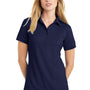 Ogio Womens Jewel Moisture Wicking Short Sleeve Polo Shirt - Navy Blue
