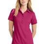 Ogio Womens Jewel Moisture Wicking Short Sleeve Polo Shirt - Crush Pink