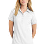 Ogio Womens Jewel Moisture Wicking Short Sleeve Polo Shirt - Bright White
