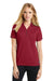 Ogio LOG105 Womens Glam Moisture Wicking Short Sleeve Polo Shirt Red Front