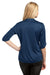 Ogio LOG111 Womens Crush Moisture Wicking 3/4 Sleeve Polo Shirt Indigo Blue Back