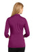 Ogio LOG122 Womens Gauge Moisture Wicking 3/4 Sleeve Polo Shirt Berry Purple Back