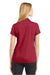 Ogio LOG125 Womens Framework Moisture Wicking Short Sleeve Polo Shirt Red Back