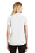 Ogio LOG126 Womens Onyx Moisture Wicking Short Sleeve Polo Shirt White Back
