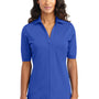 Ogio Womens Metro Moisture Wicking Short Sleeve Polo Shirt - Enzyme Blue