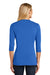 Ogio LOG132 Womens Fuse 3/4 Sleeve Henley T-Shirt Royal Blue Back