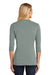 Ogio LOG132 Womens Fuse 3/4 Sleeve Henley T-Shirt Grey Back