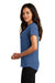 Ogio LOG136 Womens Tread Moisture Wicking Short Sleeve Polo Shirt Blue Side