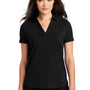 Ogio Womens Limit Moisture Wicking Short Sleeve Polo Shirt - Blacktop