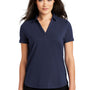 Ogio Womens Limit Moisture Wicking Short Sleeve Polo Shirt - Navy Blue