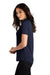 Ogio LOG138 Womens Limit Moisture Wicking Short Sleeve Polo Shirt Navy Blue Side