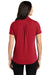 Ogio LOG138 Womens Limit Moisture Wicking Short Sleeve Polo Shirt Red Back