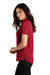 Ogio LOG138 Womens Limit Moisture Wicking Short Sleeve Polo Shirt Red Side