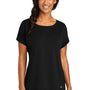 Ogio Womens Luuma Jersey Moisture Wicking Short Sleeve Crewneck T-Shirt - Blacktop - Closeout