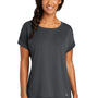 Ogio Womens Luuma Jersey Moisture Wicking Short Sleeve Crewneck T-Shirt - Diesel Grey - Closeout