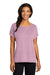 Ogio LOG800 Womens Luuma Jersey Moisture Wicking Short Sleeve Crewneck T-Shirt Lilac Purple Front