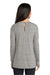 Ogio LOG802 Womens Luuma Jersey Moisture Wicking Long Sleeve Wide Neck T-Shirt Petrol Grey Back