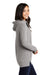 Ogio LOG810 Womens Luuma Fleece Hooded Sweatshirt Hoodie Petrol Grey Side
