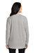 Ogio LOG811 Womens Luuma Cocoon Open Front Fleece Sweatshirt Petrol Grey Back