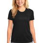 Port & Company Womens Dry Zone Performance Moisture Wicking Short Sleeve Crewneck T-Shirt - Jet Black