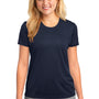 Port & Company Womens Dry Zone Performance Moisture Wicking Short Sleeve Crewneck T-Shirt - Deep Navy Blue