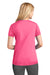 Port & Company LPC380 Womens Dry Zone Performance Moisture Wicking Short Sleeve Crewneck T-Shirt Neon Pink Back