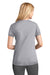 Port & Company LPC380 Womens Dry Zone Performance Moisture Wicking Short Sleeve Crewneck T-Shirt Silver Grey Back