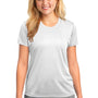 Port & Company Womens Dry Zone Performance Moisture Wicking Short Sleeve Crewneck T-Shirt - White