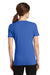 Port & Company LPC381V Womens Dry Zone Performance Moisture Wicking Short Sleeve V-Neck T-Shirt Royal Blue Back